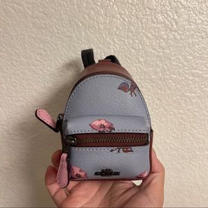 Coach mini backpack keychain